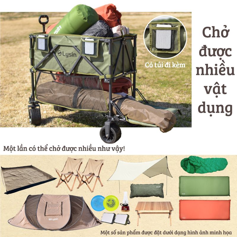 Xe kéo dã ngoại 2 tầng