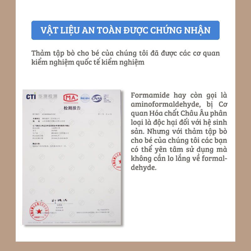 Thảm tập bò cho bé