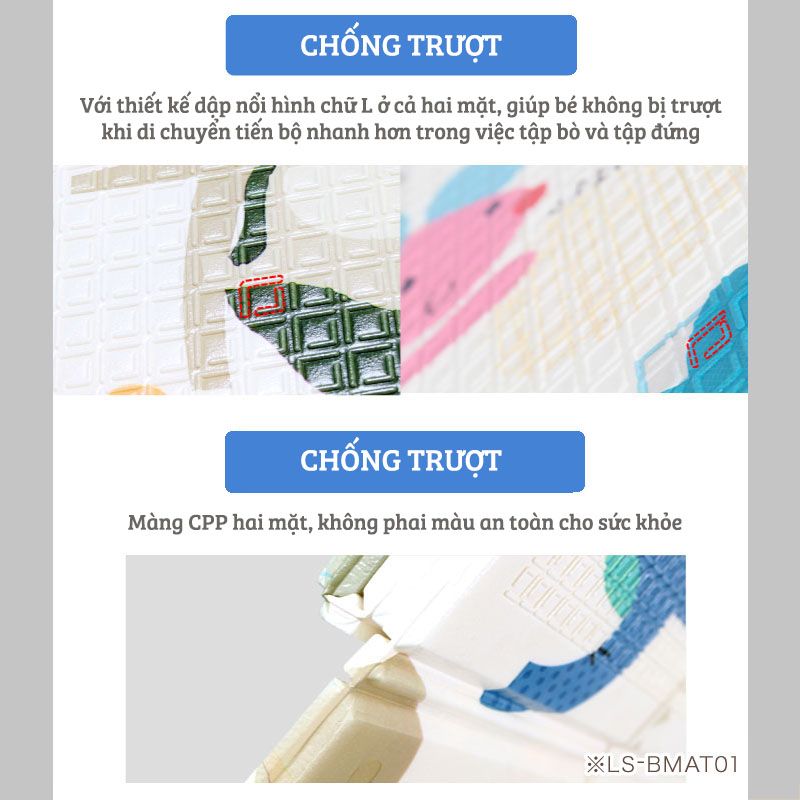 Thảm tập bò cho bé
