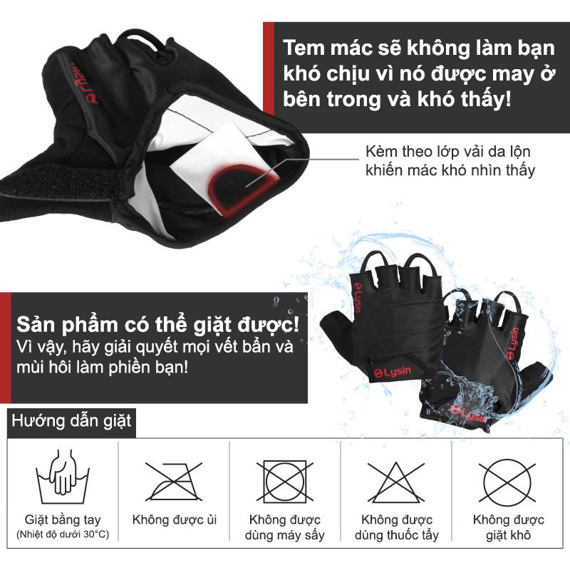 Găng tay tập thể thao nữa ngón