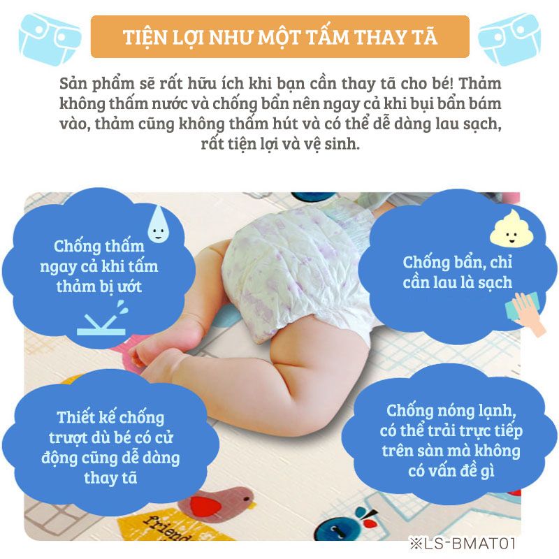 Thảm tập bò cho bé