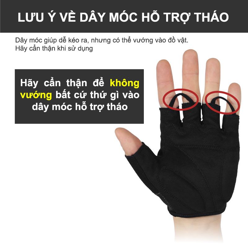 Găng tay tập thể thao nữa ngón