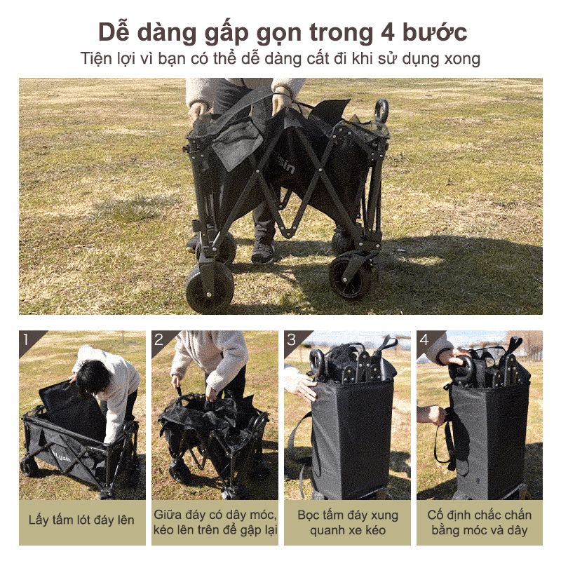 Xe kéo dã ngoại 1 tầng