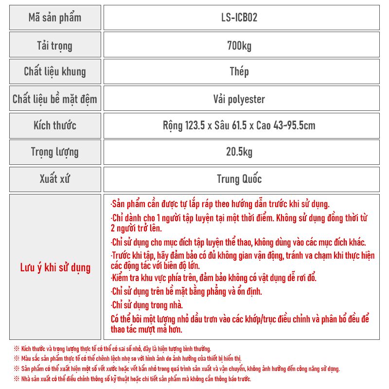 GHẾ TẬP GYM ĐIỀU CHỈNH ĐA NĂNG LYSIN – 18 MỨC ĐIỀU CHỈNH, KHUNG THÉP CHẮC CHẮN, PHÙ HỢP TẬP LUYỆN TẠI NHÀ