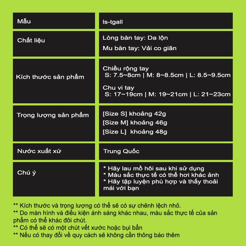 Găng tay tập thể thao nữa ngón