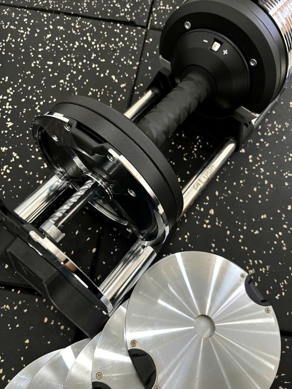 Lysin - 01 quả tạ 32kg điều chỉnh trọng lượng - bước nhảy 1kg metal dumbbell công nghệ Nhật Bản mạ crom chống gỉ