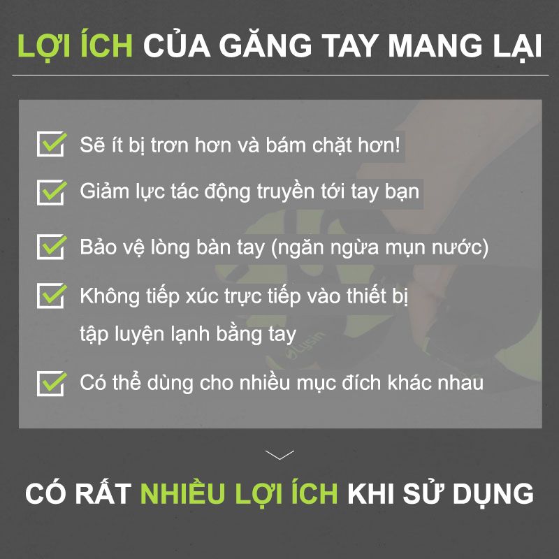 Găng tay tập thể thao nữa ngón