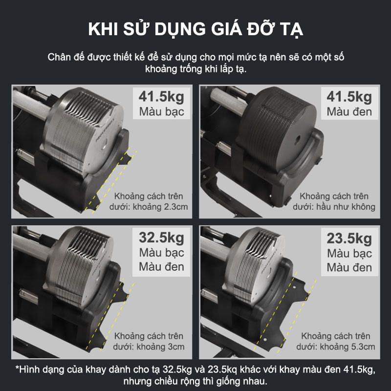 Proverbell - 01 quả tạ 32.5kg điều chỉnh trọng lượng tăng/giảm 1.5kg chống gỉ