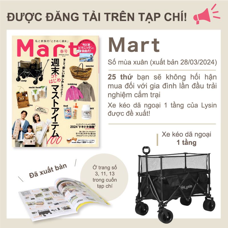 Xe kéo dã ngoại 1 tầng