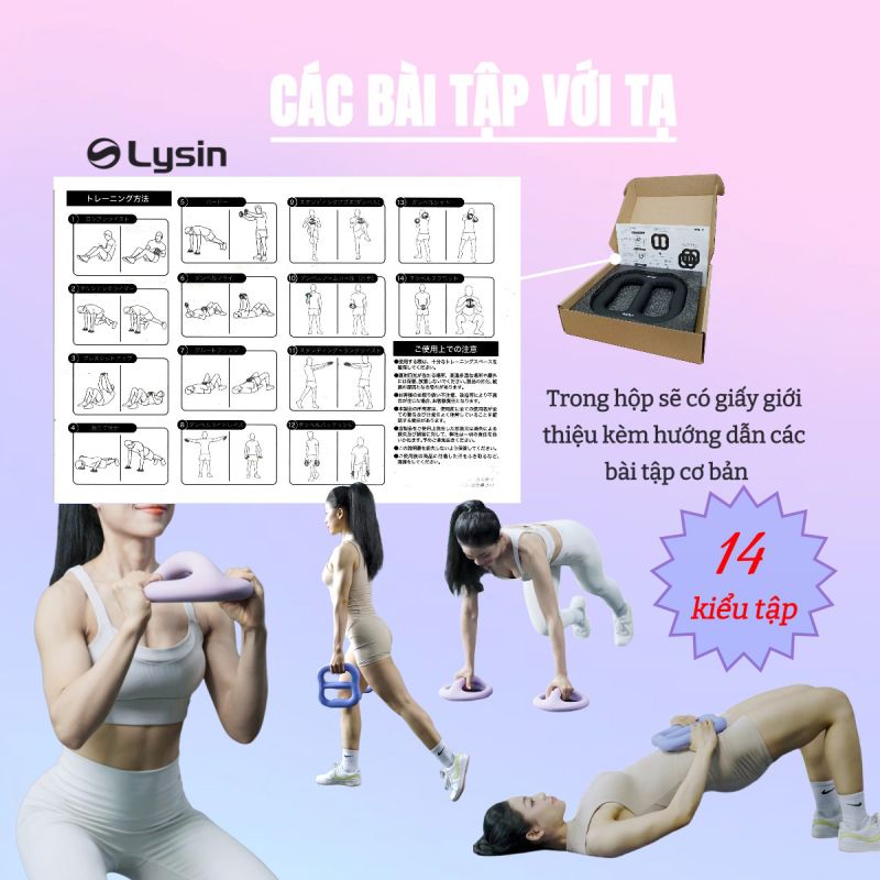Tạ nữ tròn - vuông 4.5kg