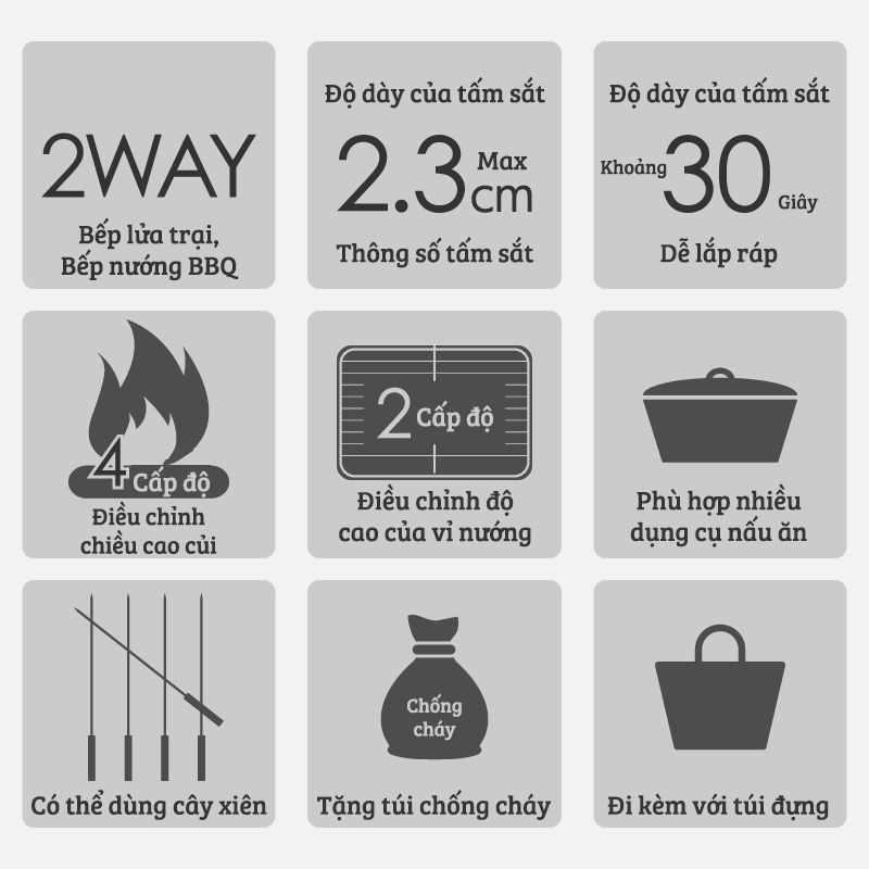 Bếp lửa cắm trại