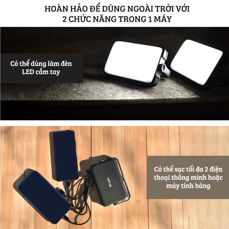 Đèn LED cầm tay 12000mAh | 18000mAh