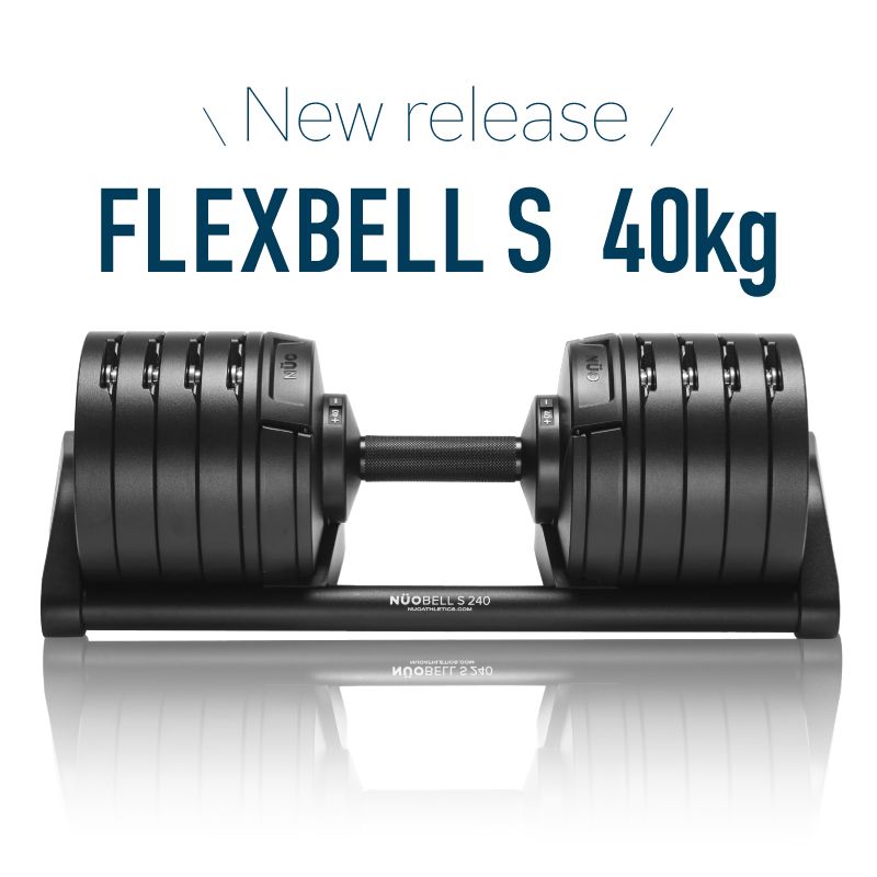 Nuobell - Tạ dumbbells 1 Quả 40Kg Điều Chỉnh 20 Mức – Tay Cầm Khắc Vân, Phù Hợp Gym, Tập Luyện Tại Nhà