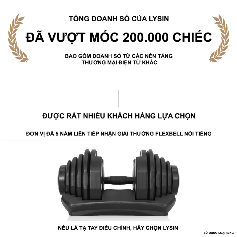 Tạ Đơn Điều Chỉnh Lysin Pumpking 24kg – Tạ Gym Đổi Trọng Lượng Nhanh Một Tay