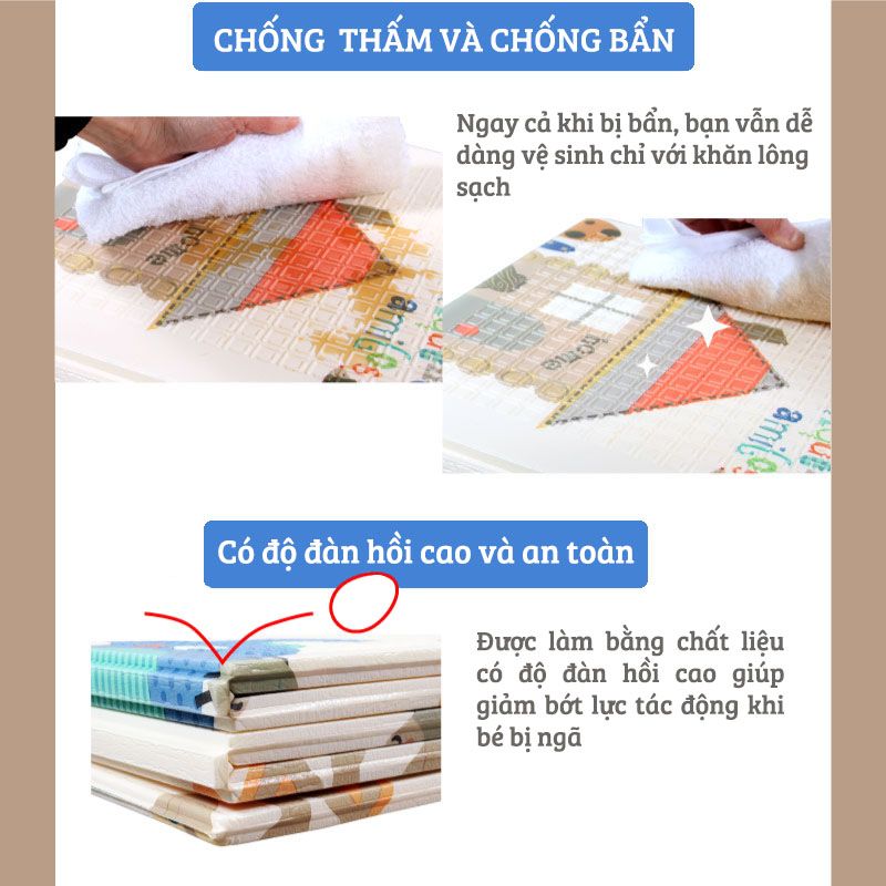 Thảm tập bò cho bé