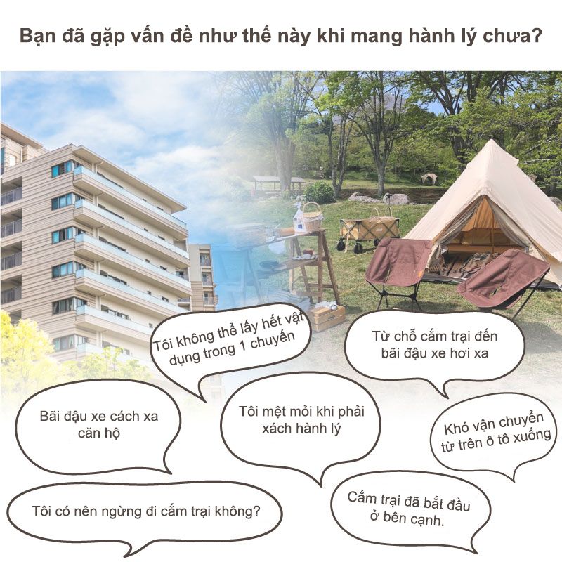 Xe kéo dã ngoại 1 tầng