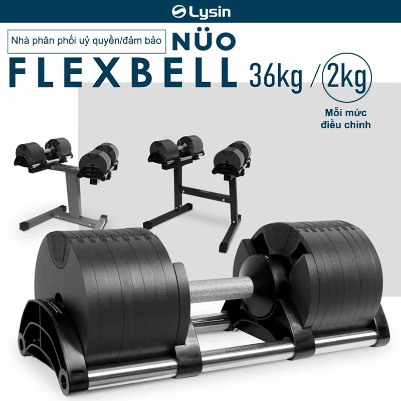 Tạ nam NÜOBELL x Flexbell 36kg