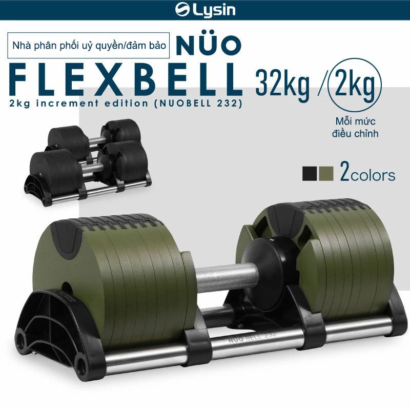 Tạ nam NÜOBELL x Flexbell 32kg