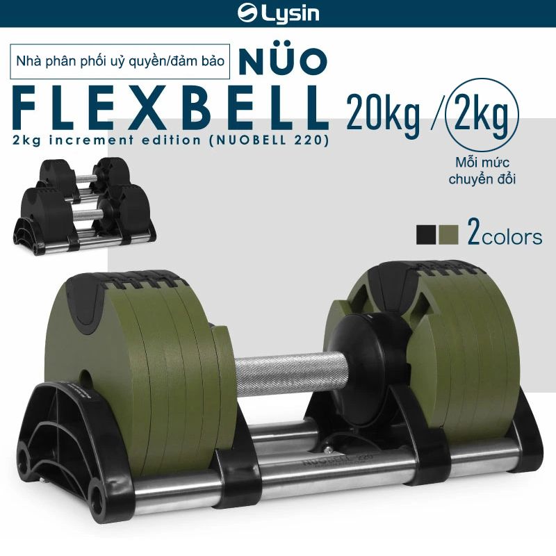 Tạ nam NÜOBELL x Flexbell 20kg