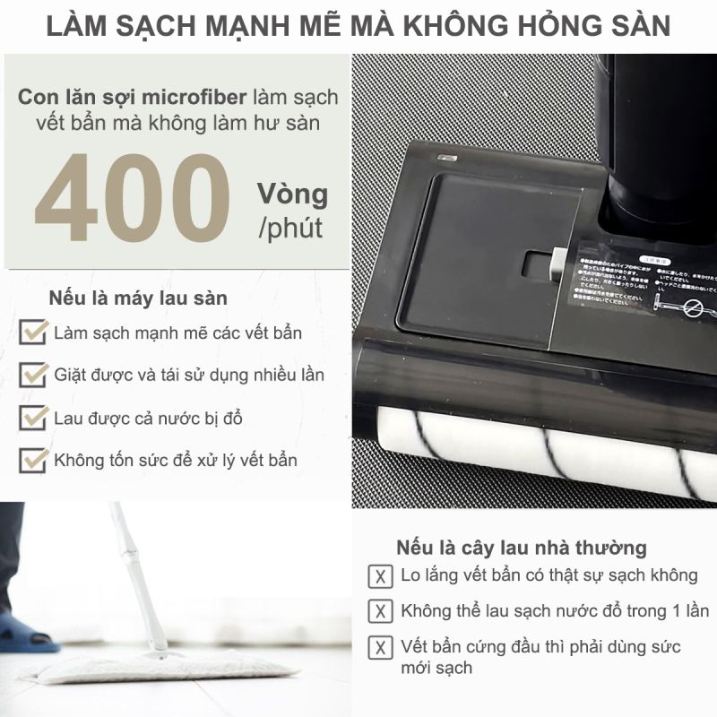 Máy lau nhà không dây